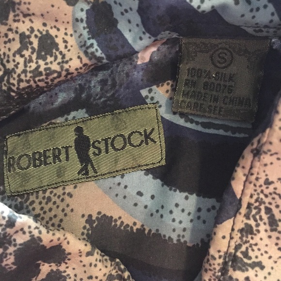 Hawaiian Shirt - Robert Stock - 100% Silk - Picture 4 of 4